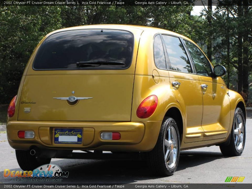 2002 Chrysler PT Cruiser Dream Cruiser Series 1 Inca Gold Pearlcoat / Taupe Photo #4