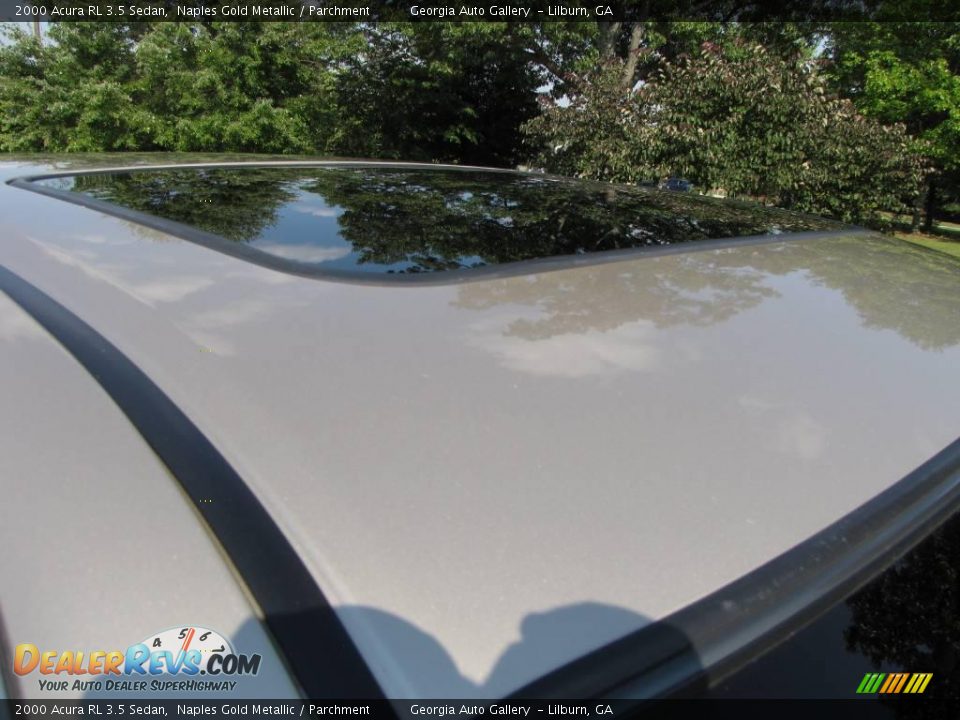 2000 Acura RL 3.5 Sedan Naples Gold Metallic / Parchment Photo #25
