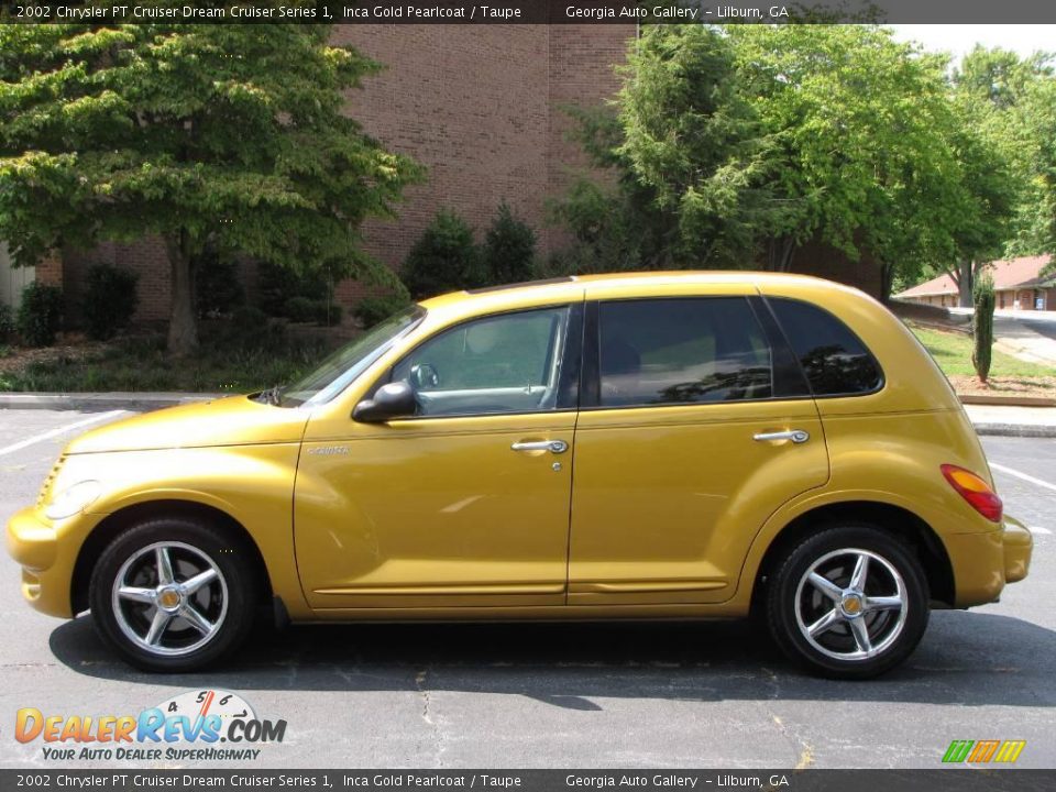 2002 Chrysler PT Cruiser Dream Cruiser Series 1 Inca Gold Pearlcoat / Taupe Photo #18