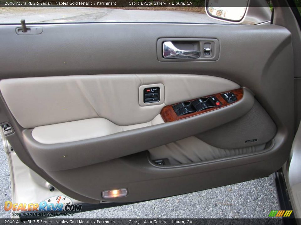 2000 Acura RL 3.5 Sedan Naples Gold Metallic / Parchment Photo #35