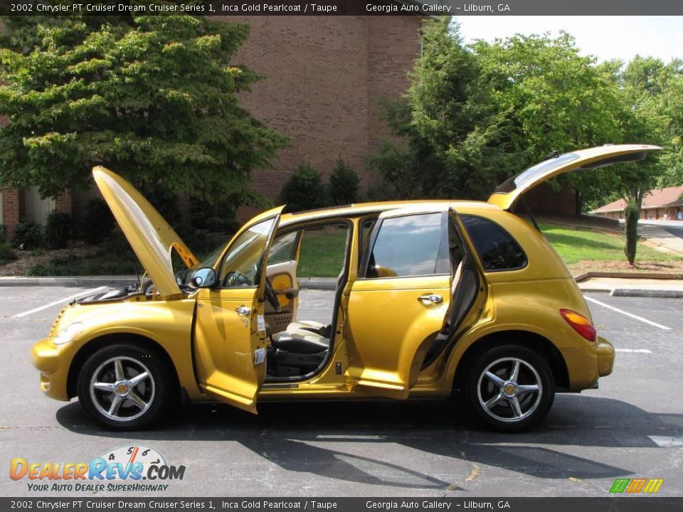 2002 Chrysler PT Cruiser Dream Cruiser Series 1 Inca Gold Pearlcoat / Taupe Photo #20