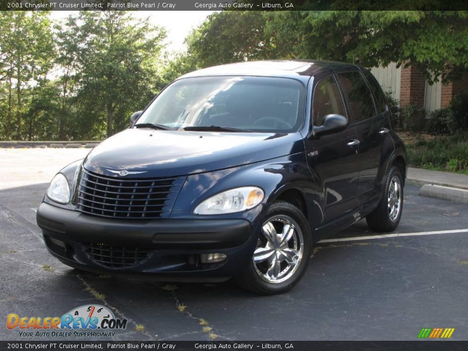 2001 Chrysler PT Cruiser Limited Patriot Blue Pearl / Gray Photo #2