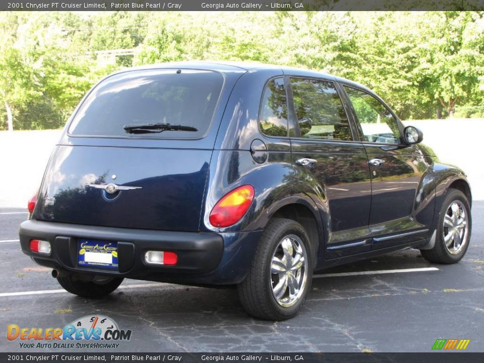 2001 Chrysler PT Cruiser Limited Patriot Blue Pearl / Gray Photo #4