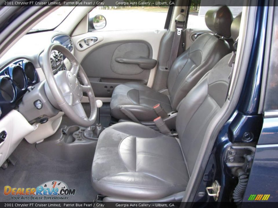 2001 Chrysler PT Cruiser Limited Patriot Blue Pearl / Gray Photo #6