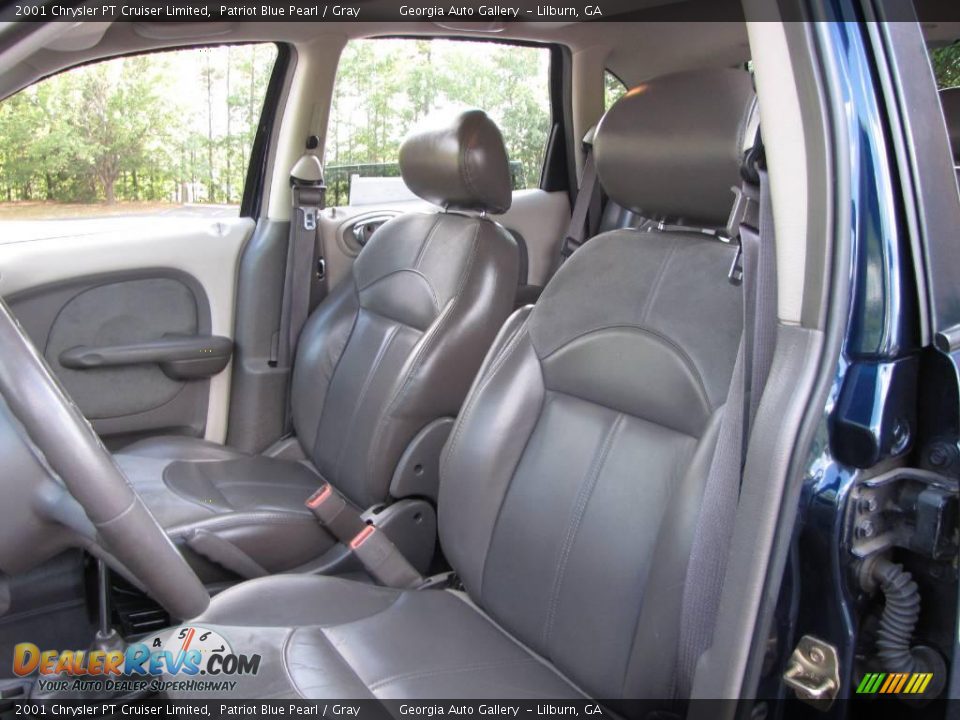 2001 Chrysler PT Cruiser Limited Patriot Blue Pearl / Gray Photo #28