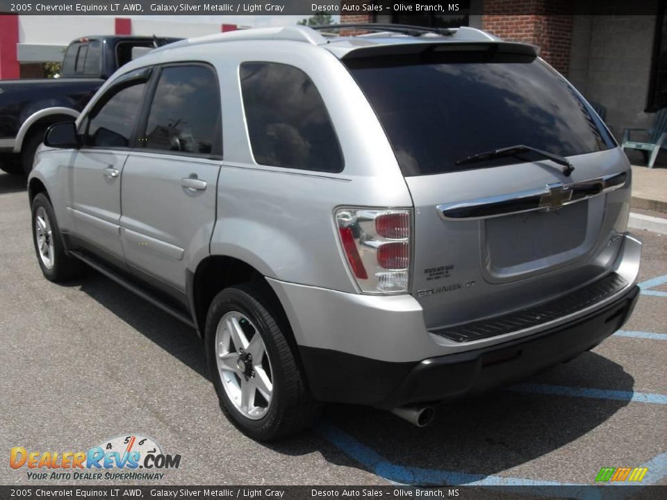 2005 Chevrolet Equinox LT AWD Galaxy Silver Metallic / Light Gray Photo #8