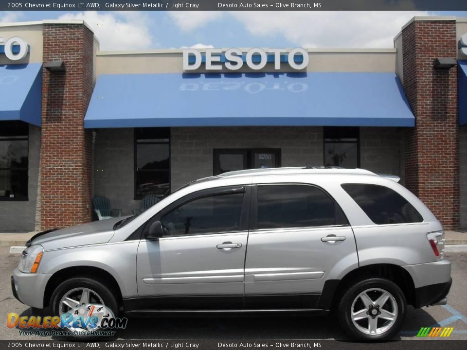 2005 Chevrolet Equinox LT AWD Galaxy Silver Metallic / Light Gray Photo #9