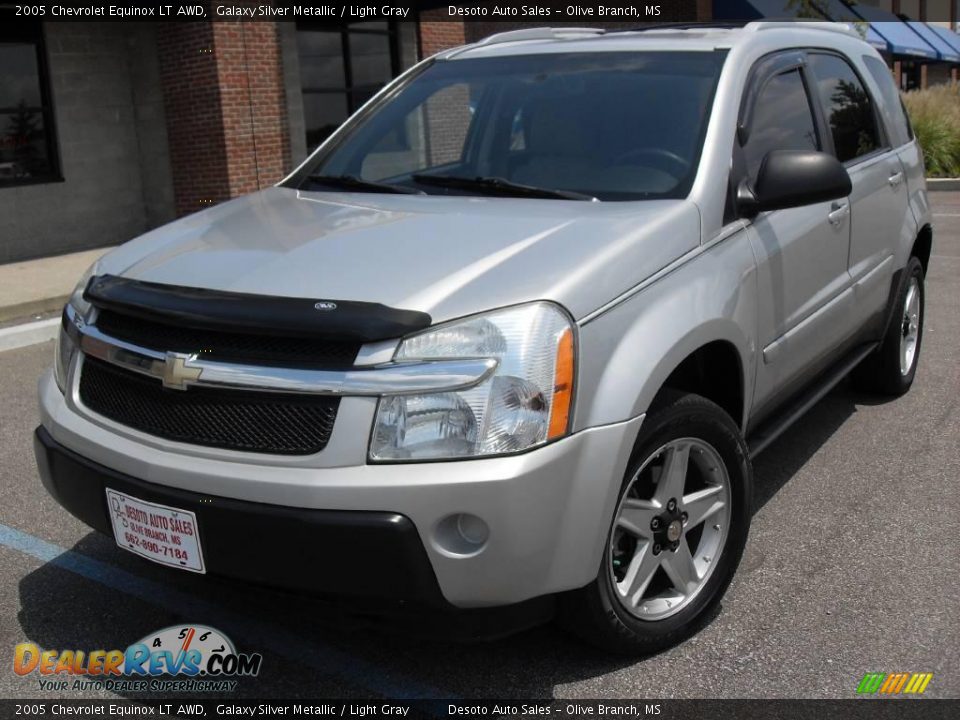 2005 Chevrolet Equinox LT AWD Galaxy Silver Metallic / Light Gray Photo #10