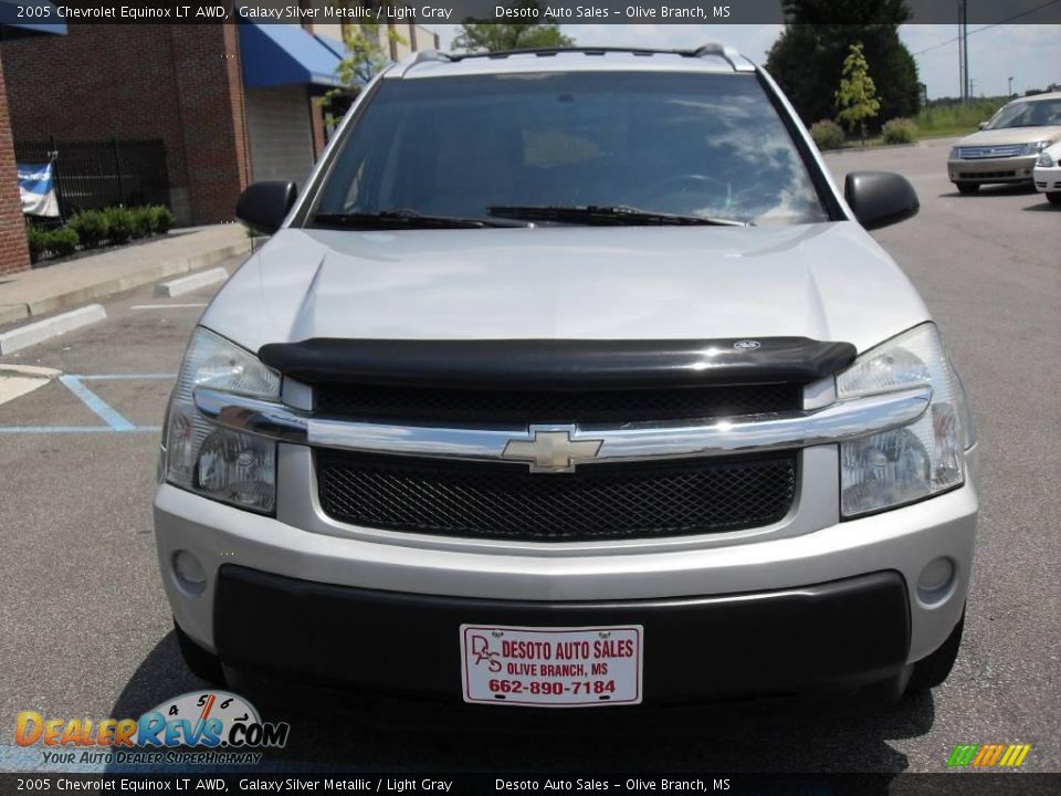 2005 Chevrolet Equinox LT AWD Galaxy Silver Metallic / Light Gray Photo #11