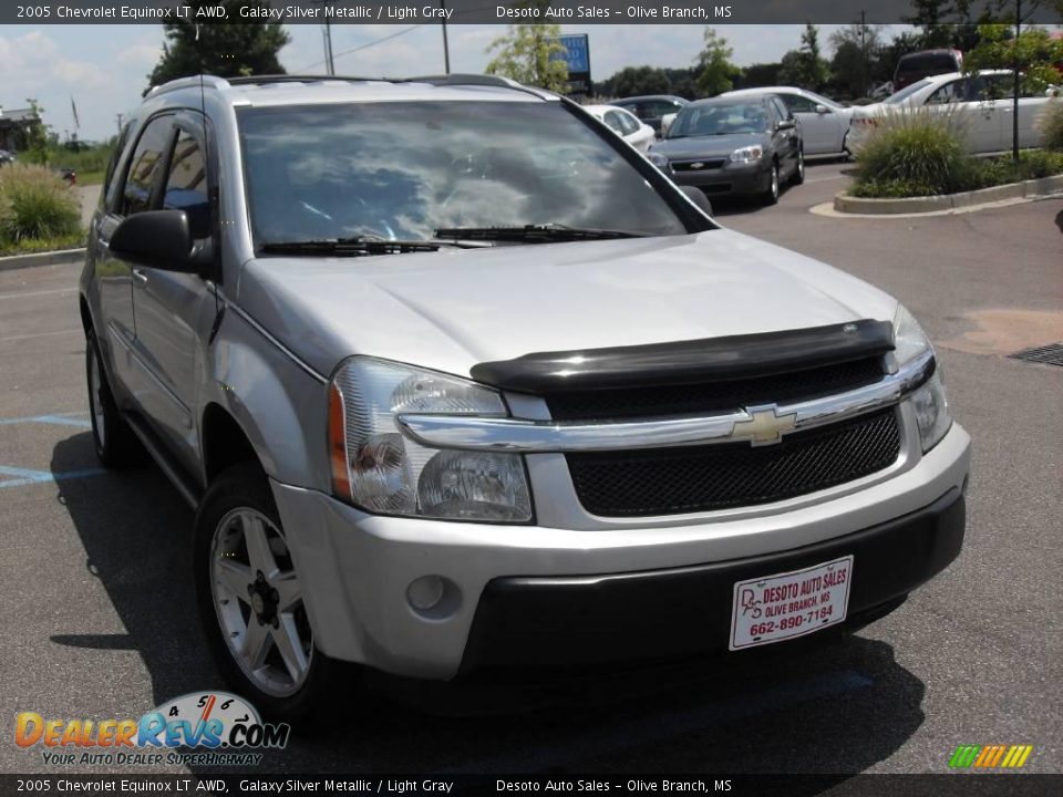 2005 Chevrolet Equinox LT AWD Galaxy Silver Metallic / Light Gray Photo #12