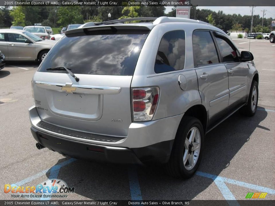 2005 Chevrolet Equinox LT AWD Galaxy Silver Metallic / Light Gray Photo #14