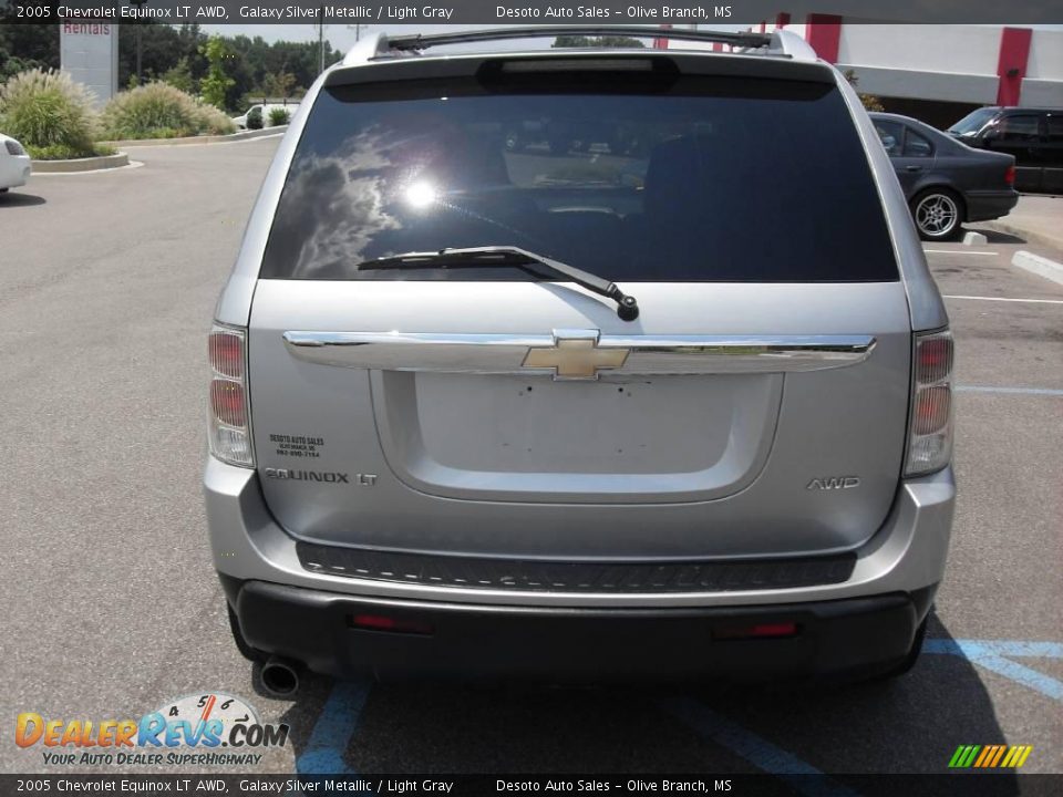 2005 Chevrolet Equinox LT AWD Galaxy Silver Metallic / Light Gray Photo #15