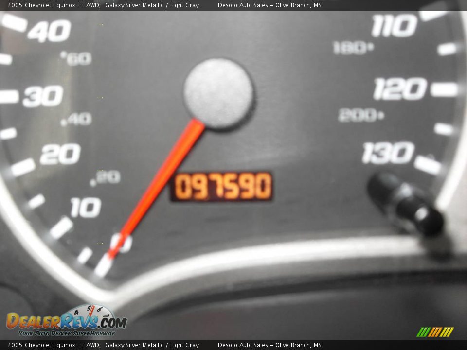 2005 Chevrolet Equinox LT AWD Galaxy Silver Metallic / Light Gray Photo #17