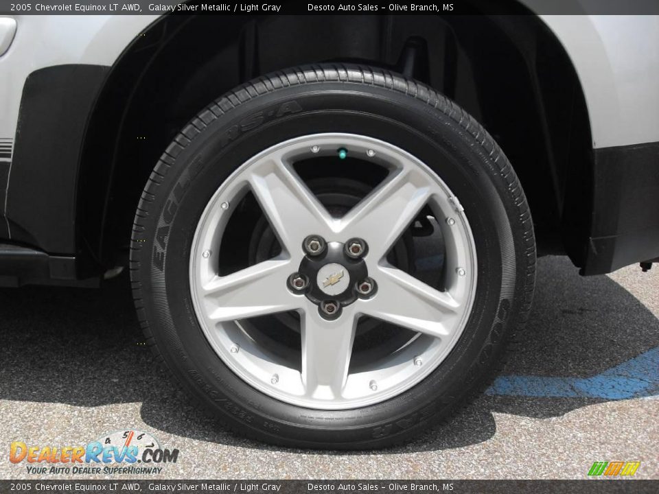 2005 Chevrolet Equinox LT AWD Galaxy Silver Metallic / Light Gray Photo #22