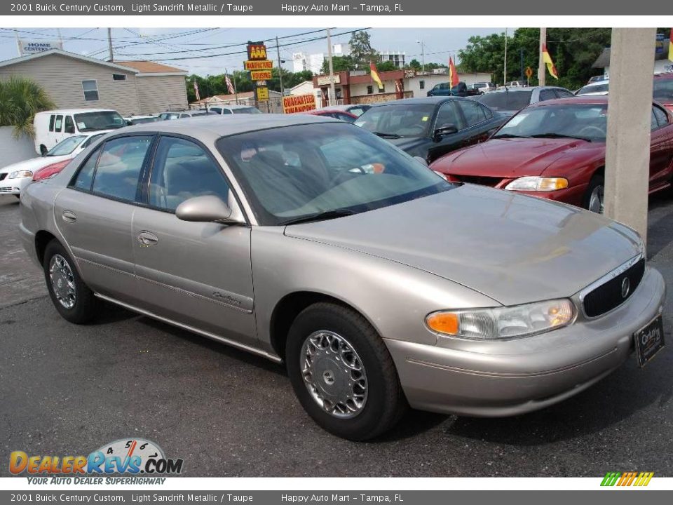 2001 Buick Century Custom Light Sandrift Metallic / Taupe Photo #1