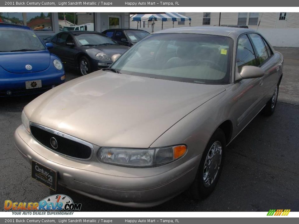 2001 Buick Century Custom Light Sandrift Metallic / Taupe Photo #2