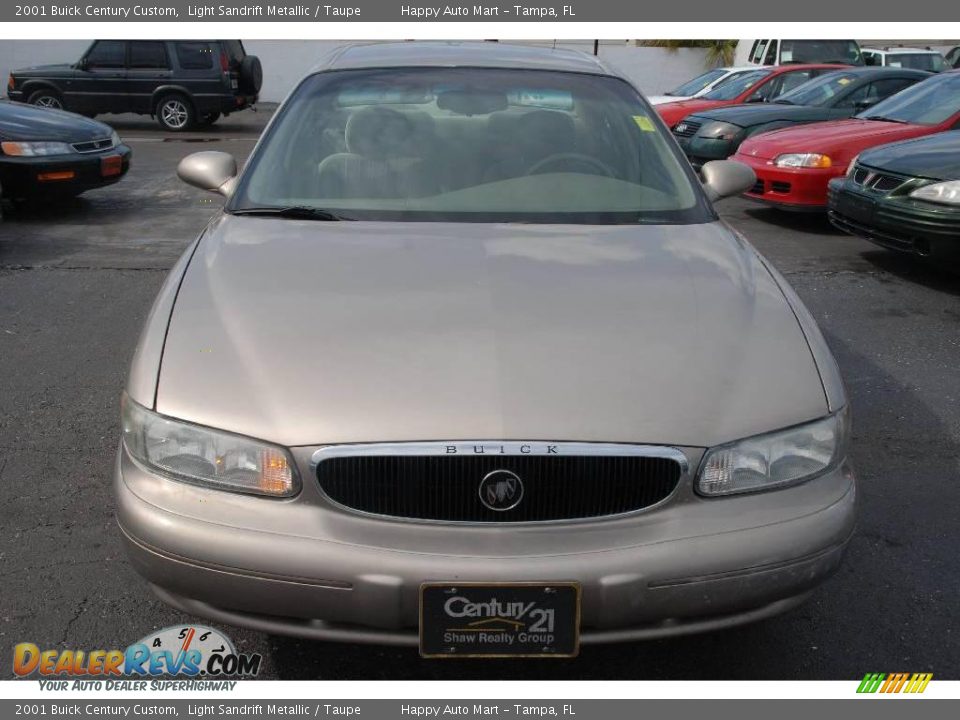 2001 Buick Century Custom Light Sandrift Metallic / Taupe Photo #3