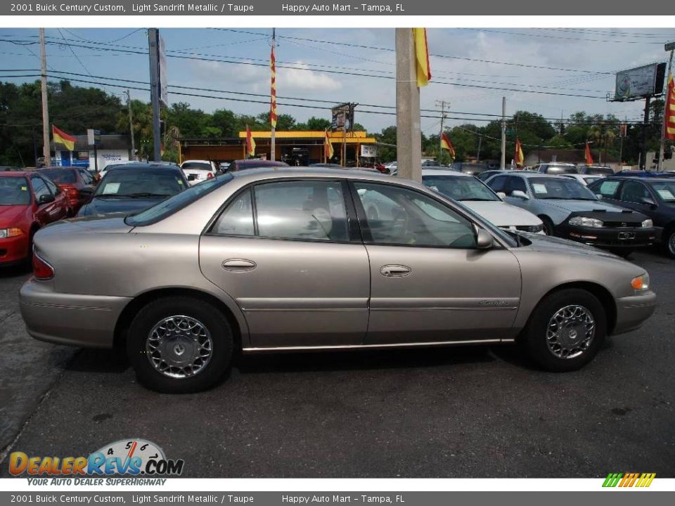 2001 Buick Century Custom Light Sandrift Metallic / Taupe Photo #4