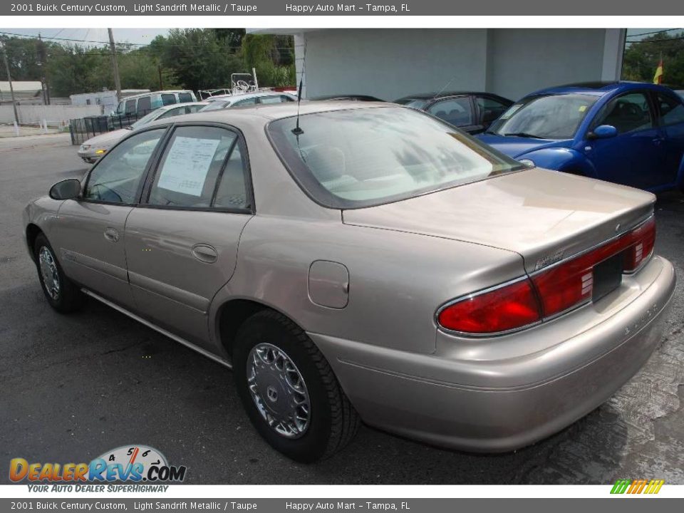 2001 Buick Century Custom Light Sandrift Metallic / Taupe Photo #5