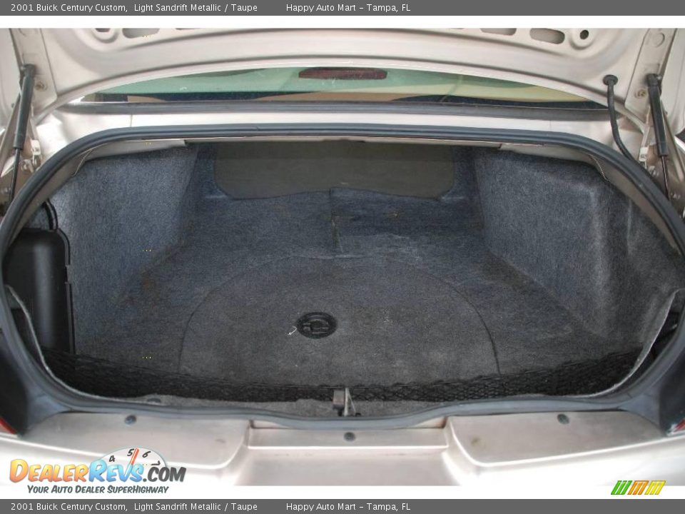 2001 Buick Century Custom Light Sandrift Metallic / Taupe Photo #17
