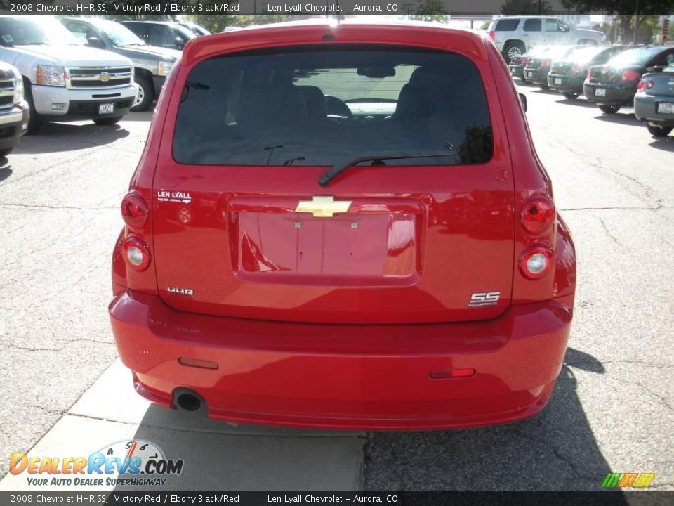 2008 Chevrolet HHR SS Victory Red / Ebony Black/Red Photo #6