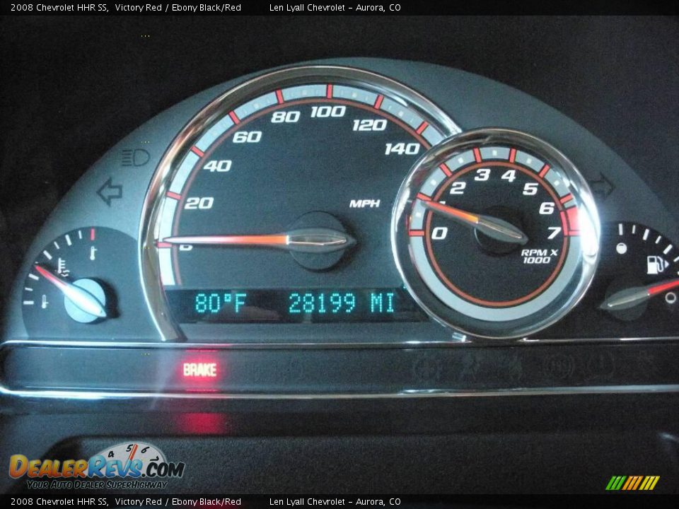 2008 Chevrolet HHR SS Victory Red / Ebony Black/Red Photo #21