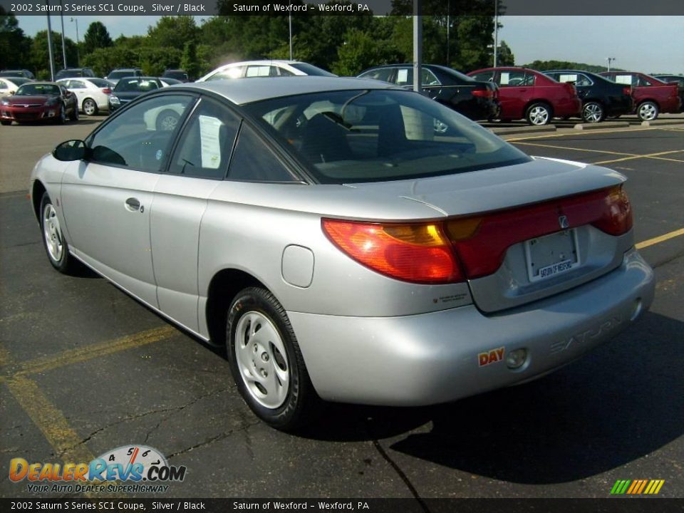 2002 Saturn S Series SC1 Coupe Silver / Black Photo #2