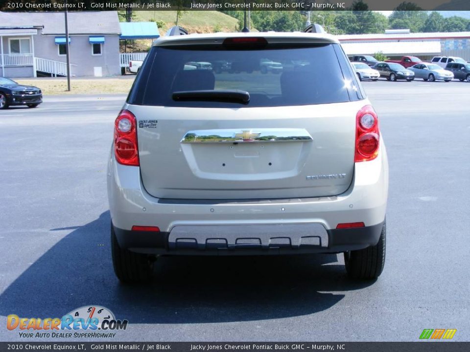 2010 Chevrolet Equinox LT Gold Mist Metallic / Jet Black Photo #3