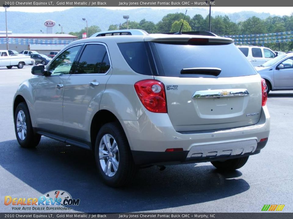 2010 Chevrolet Equinox LT Gold Mist Metallic / Jet Black Photo #4