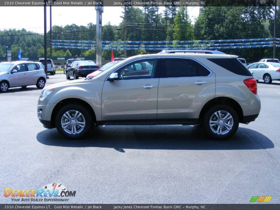 2010 Chevrolet Equinox LT Gold Mist Metallic / Jet Black Photo #5