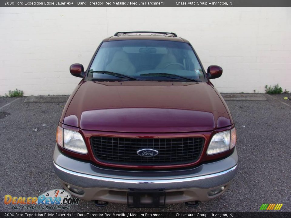 2000 Ford Expedition Eddie Bauer 4x4 Dark Toreador Red Metallic / Medium Parchment Photo #4