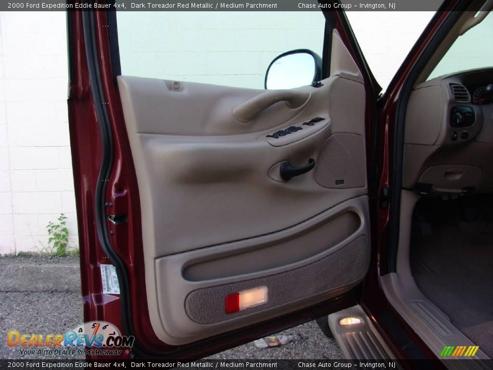 2000 Ford Expedition Eddie Bauer 4x4 Dark Toreador Red Metallic / Medium Parchment Photo #13