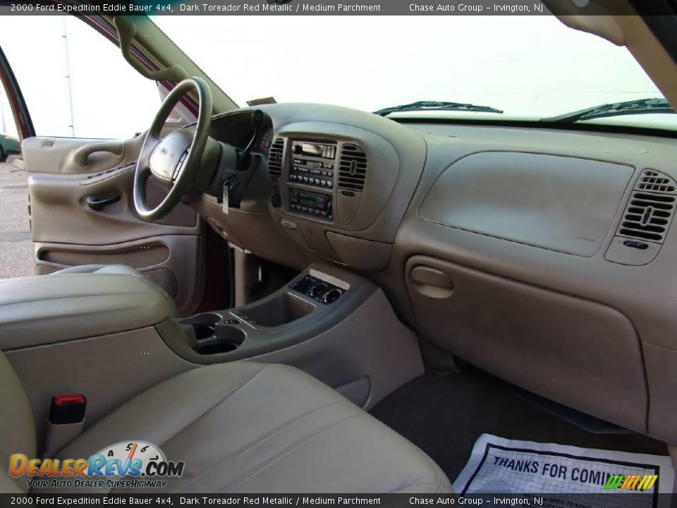 2000 Ford Expedition Eddie Bauer 4x4 Dark Toreador Red Metallic / Medium Parchment Photo #19
