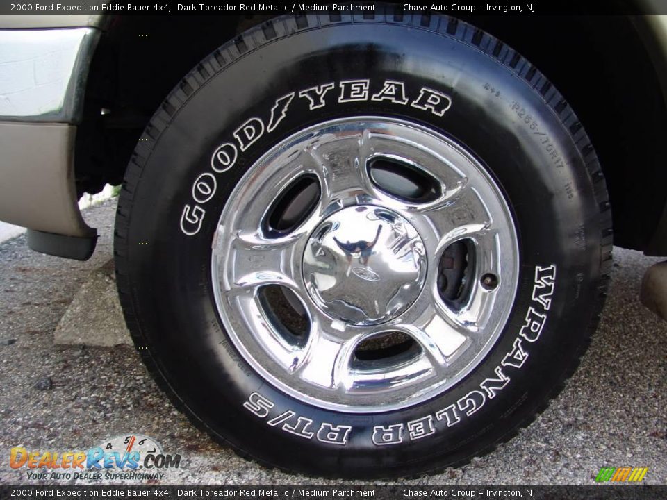 2000 Ford Expedition Eddie Bauer 4x4 Dark Toreador Red Metallic / Medium Parchment Photo #34