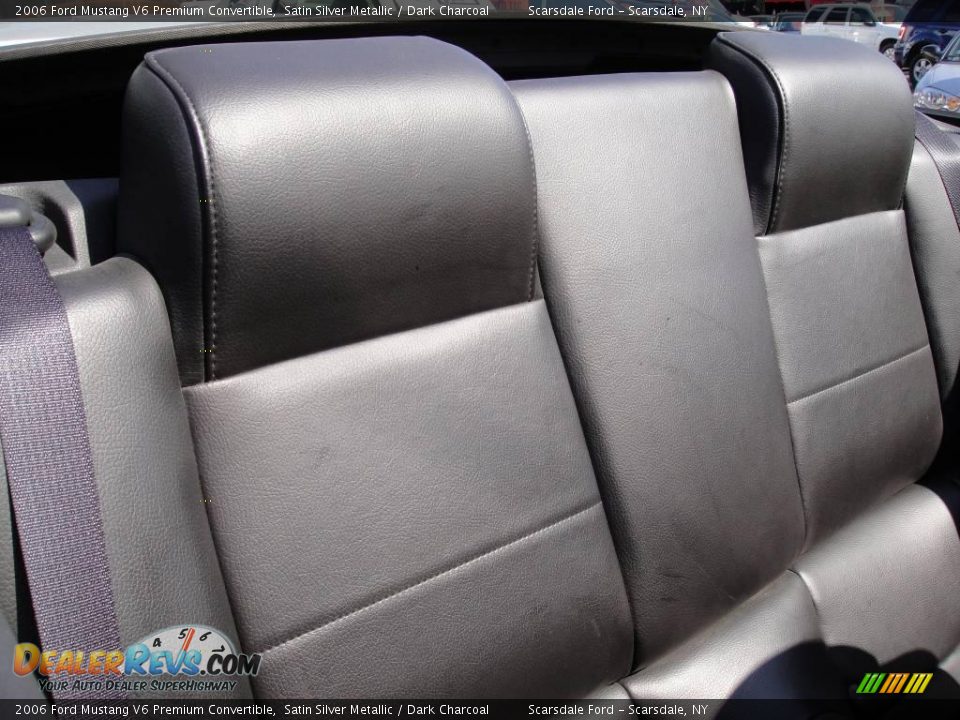 2006 Ford Mustang V6 Premium Convertible Satin Silver Metallic / Dark Charcoal Photo #15