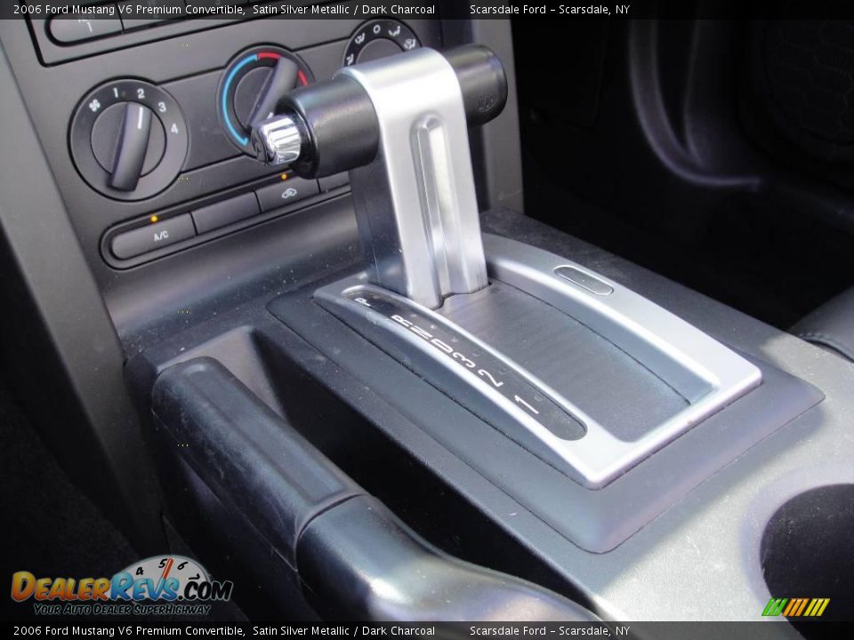 2006 Ford Mustang V6 Premium Convertible Satin Silver Metallic / Dark Charcoal Photo #23