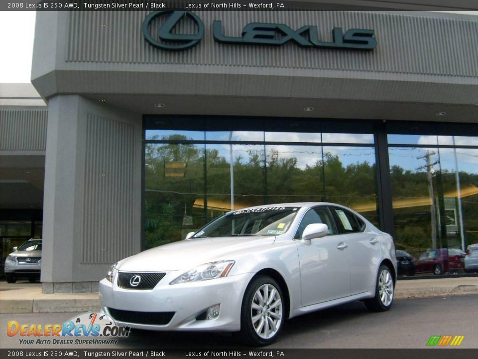 2008 Lexus IS 250 AWD Tungsten Silver Pearl / Black Photo #1