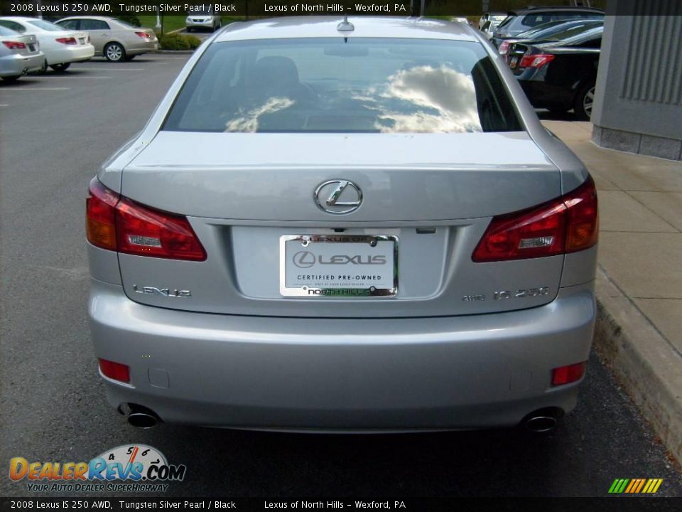 2008 Lexus IS 250 AWD Tungsten Silver Pearl / Black Photo #4