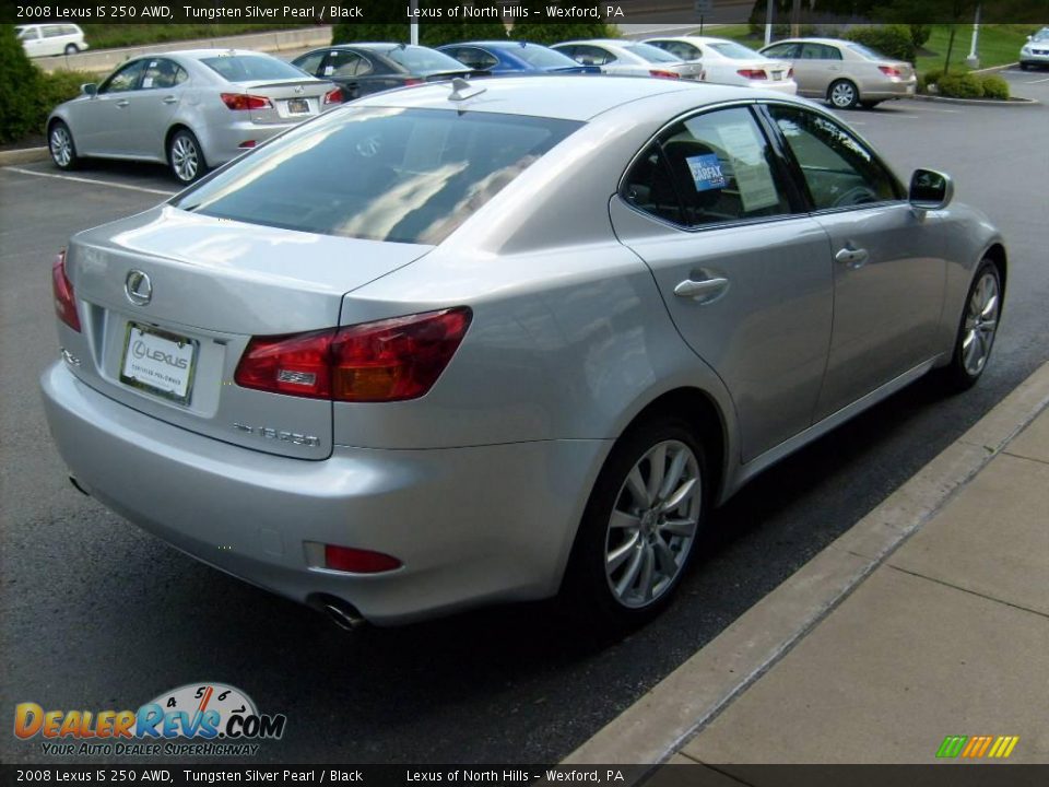 2008 Lexus IS 250 AWD Tungsten Silver Pearl / Black Photo #5