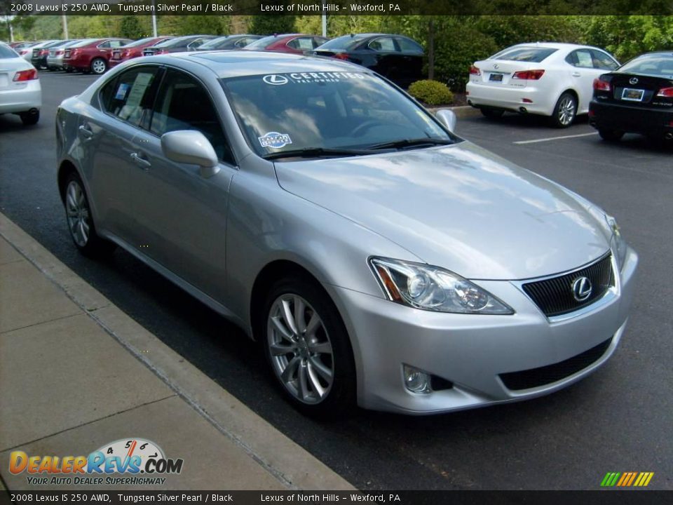 2008 Lexus IS 250 AWD Tungsten Silver Pearl / Black Photo #6