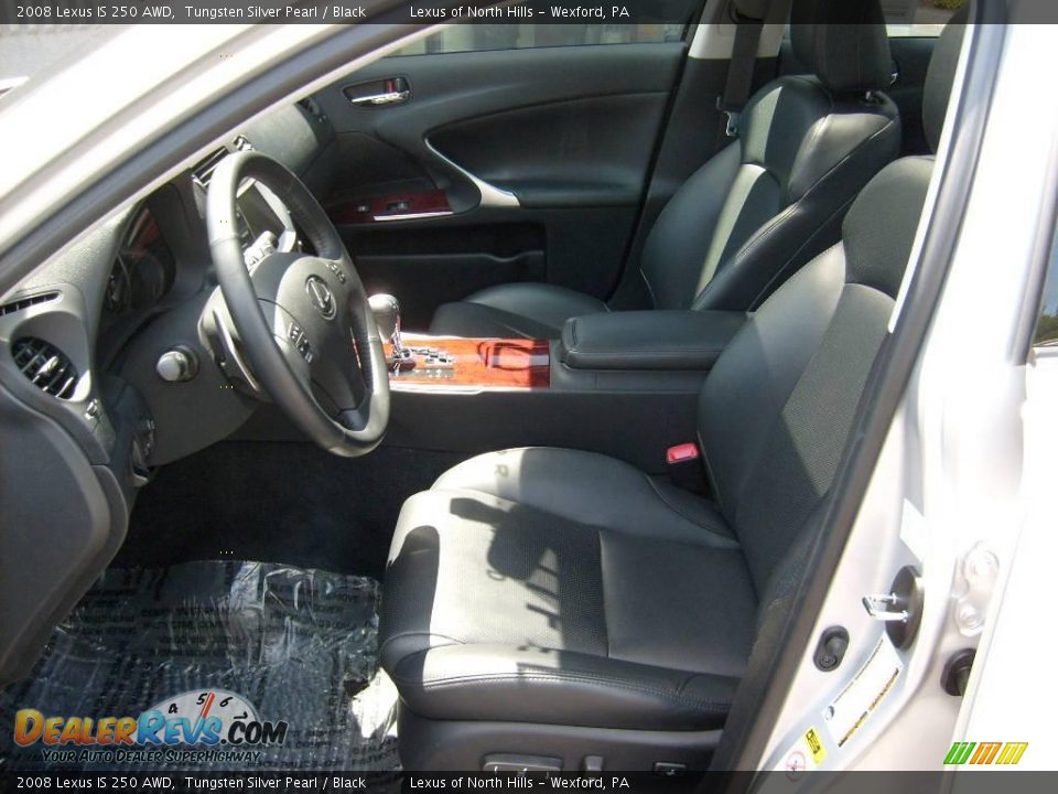 2008 Lexus IS 250 AWD Tungsten Silver Pearl / Black Photo #9