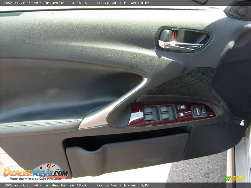 2008 Lexus IS 250 AWD Tungsten Silver Pearl / Black Photo #11