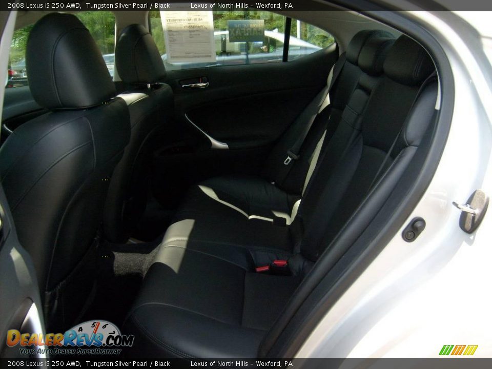 2008 Lexus IS 250 AWD Tungsten Silver Pearl / Black Photo #13