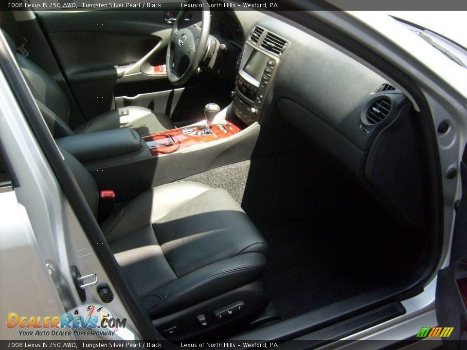 2008 Lexus IS 250 AWD Tungsten Silver Pearl / Black Photo #16