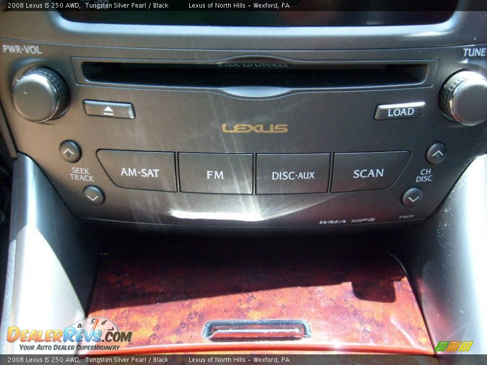 2008 Lexus IS 250 AWD Tungsten Silver Pearl / Black Photo #19