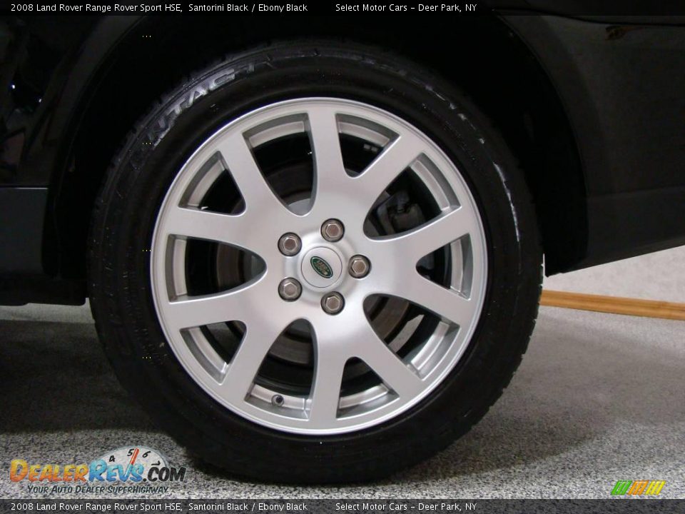 2008 Land Rover Range Rover Sport HSE Santorini Black / Ebony Black Photo #7