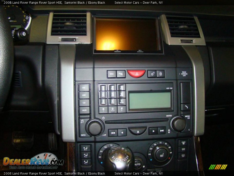2008 Land Rover Range Rover Sport HSE Santorini Black / Ebony Black Photo #9