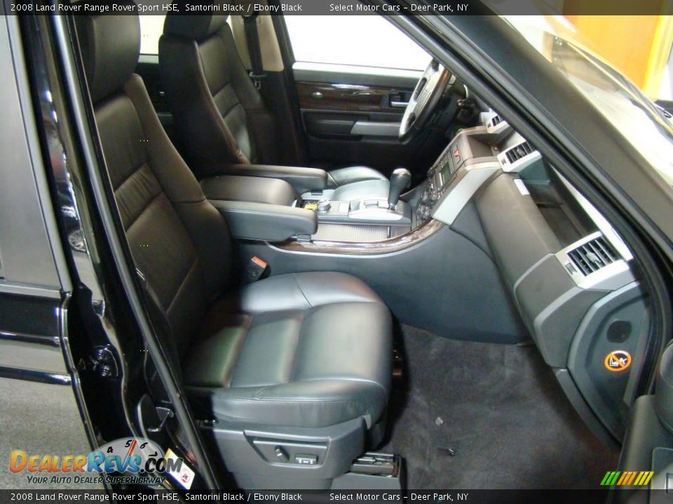 2008 Land Rover Range Rover Sport HSE Santorini Black / Ebony Black Photo #11