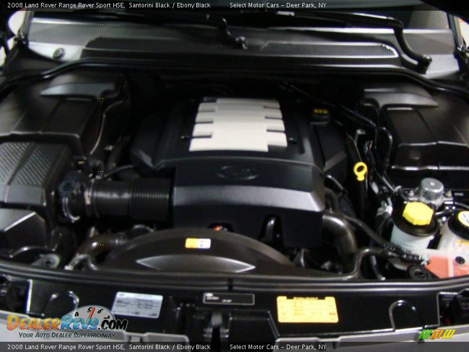 2008 Land Rover Range Rover Sport HSE Santorini Black / Ebony Black Photo #14