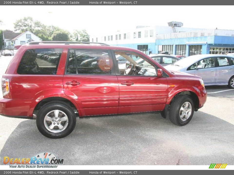 2006 Honda Pilot EX-L 4WD Redrock Pearl / Saddle Photo #4